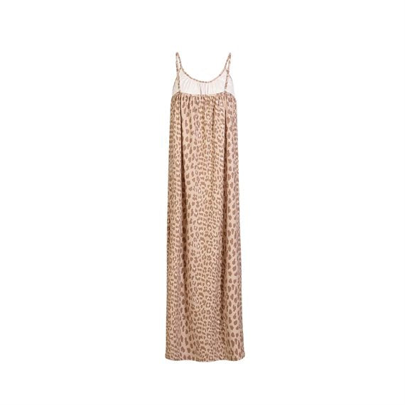 Liberte - Alma Long Strop Kjole - Desert Lux Leo