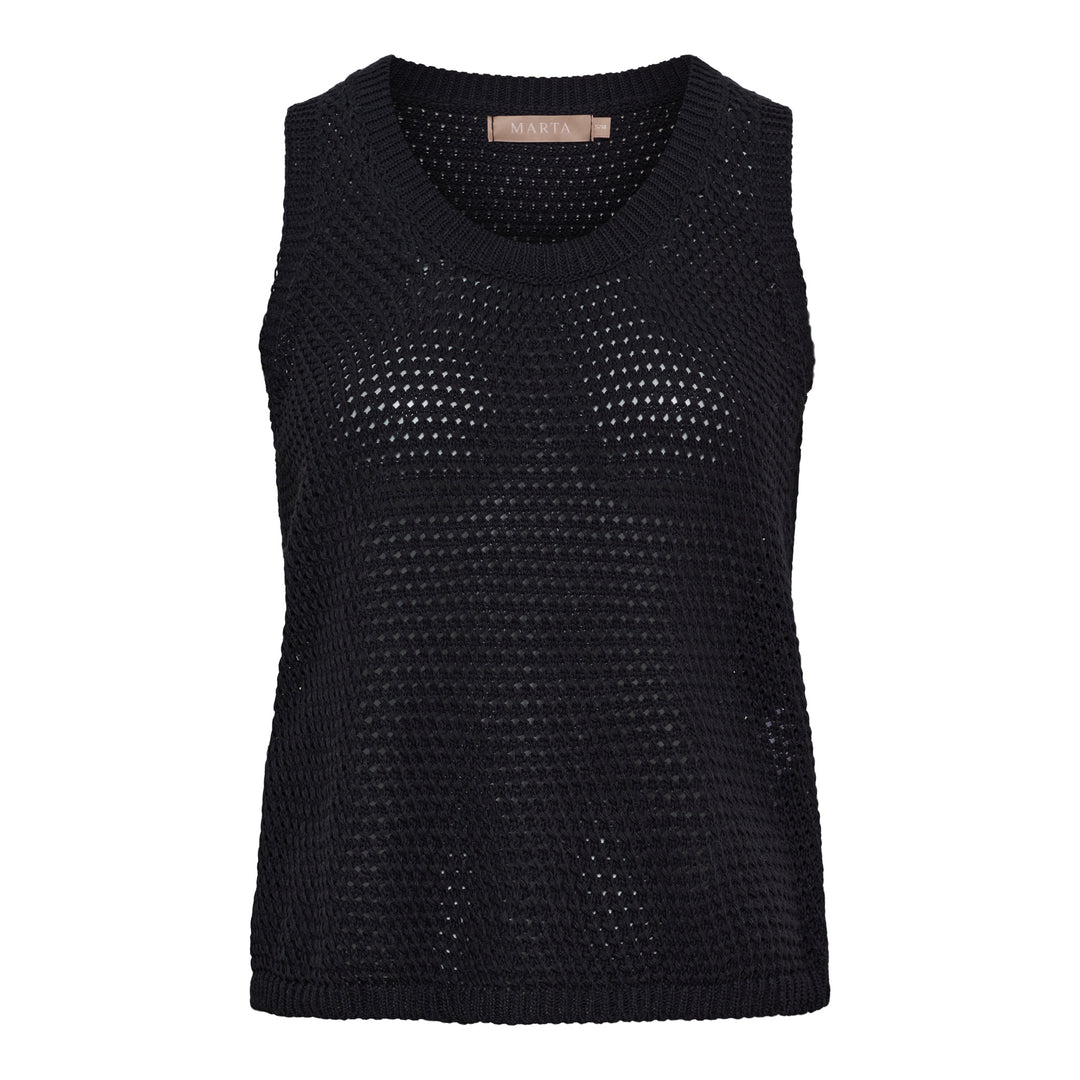 Marta - Nayla Knit Top - Black