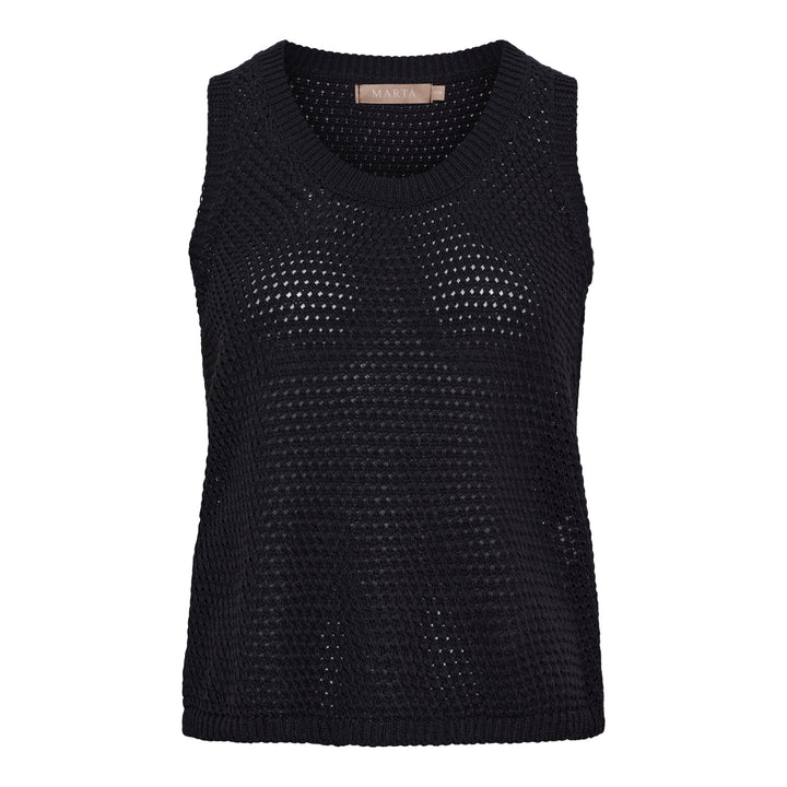 Marta - Nayla Knit Top - Black