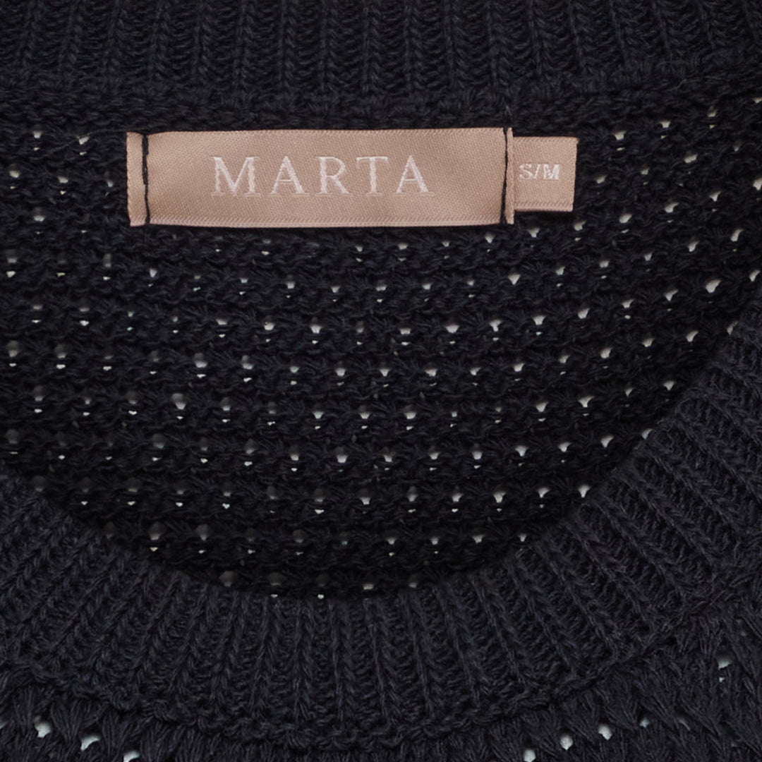 Marta - Nayla Knit Top - Black