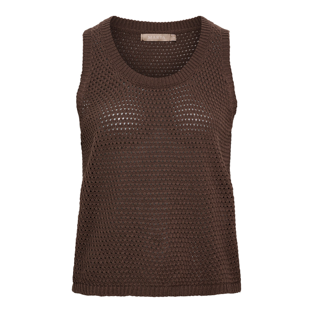 Marta - Nayla Knit Top - Caffe