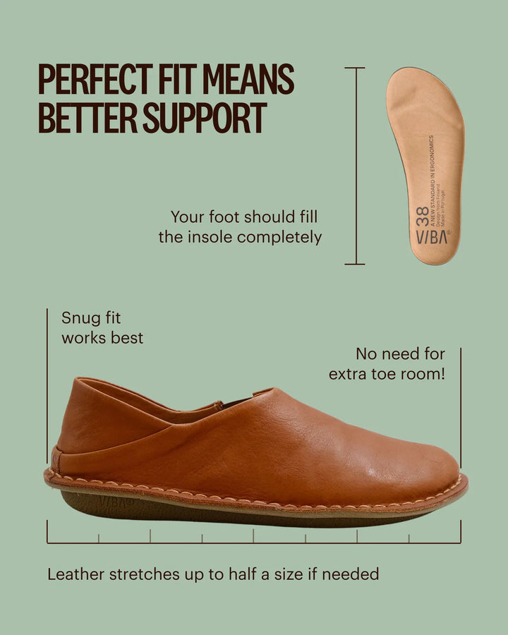 VIBAe - Zuma Leather - Cognac Brown