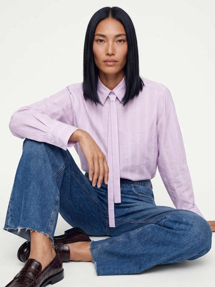 Heyanno - Ever Stripe Skjorte- Fair Orchid