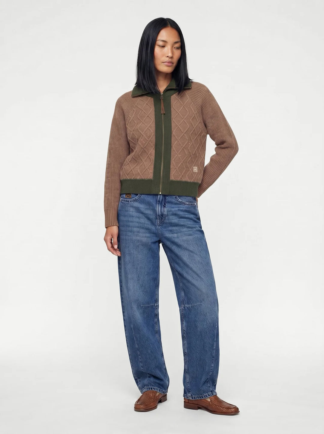 Heyanno - Roll Melange Strik - Brown Melange