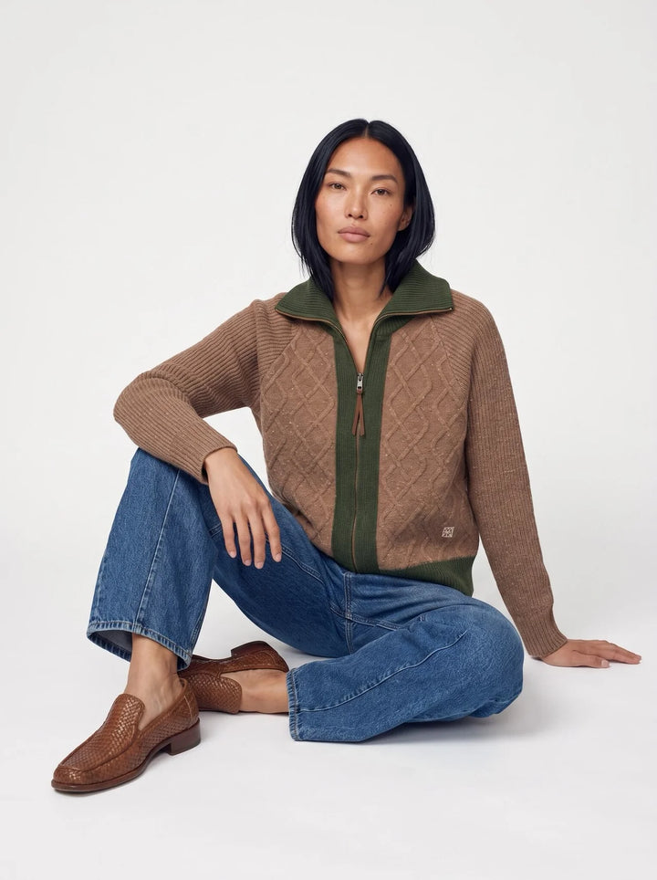 Heyanno - Roll Melange Strik - Brown Melange