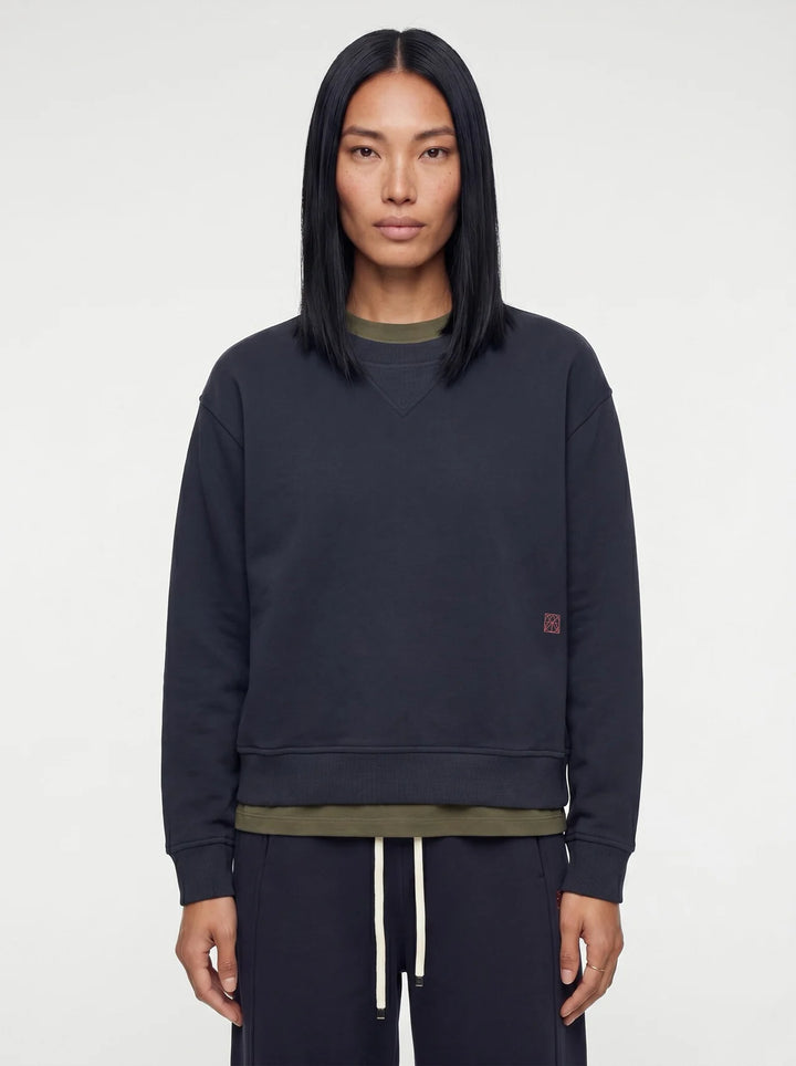 Heyanno - Peace Out Sweatshirt - Baritone Blue