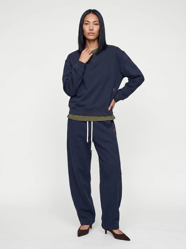 Heyanno - Peace Out Sweatshirt - Baritone Blue