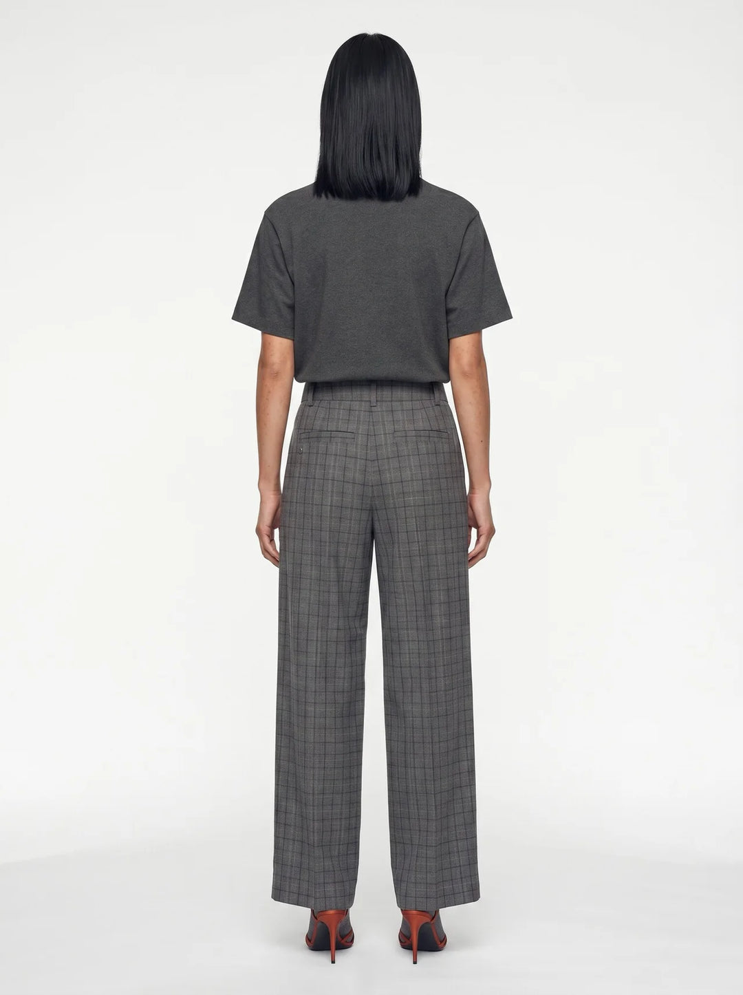 Heyanno – On Check Bukser – Grey – billede 4