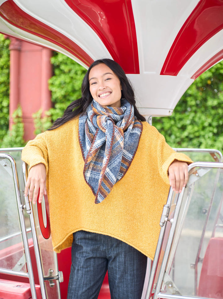 Black Colour - Alessia knit - Curry - Onesize