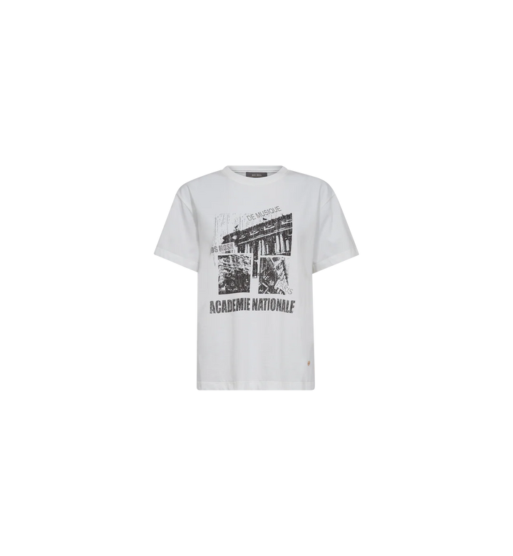Mos Mosh - Livia O-SS T-shirt - White