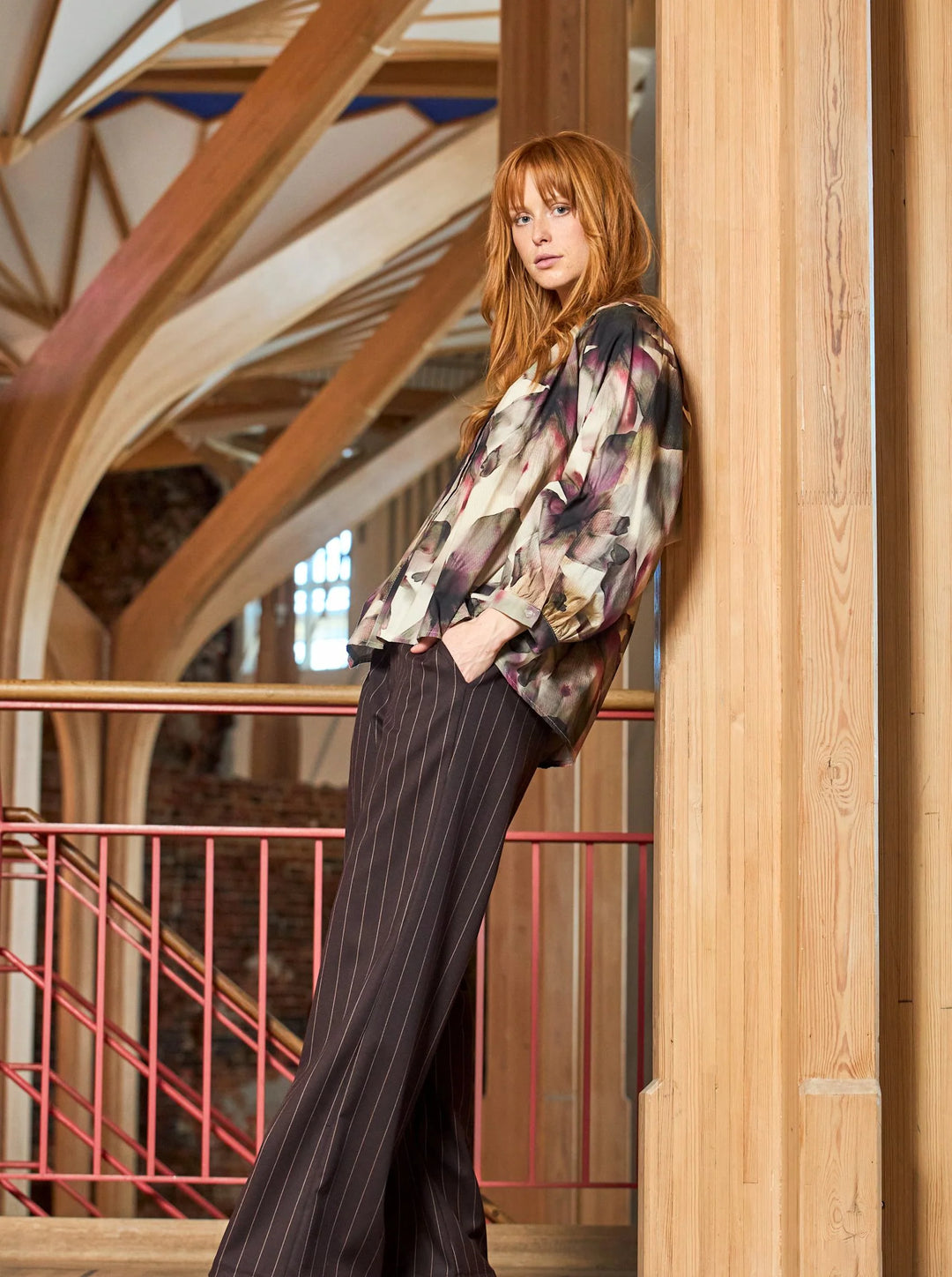 Black Colour - Oxford bukser - Coffee
