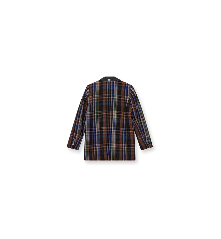 HeyAnno - Bold check blazer - Garden green