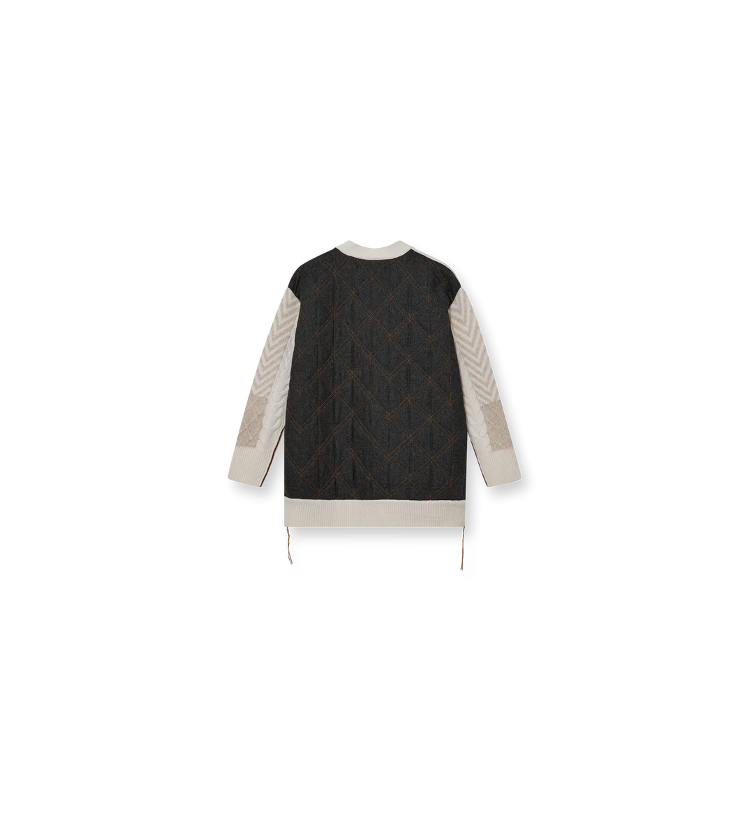 Heyanno - Grand Quilt Cardigan - Ecru