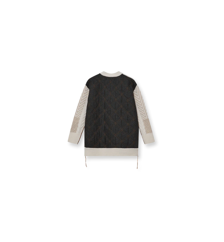Heyanno - Grand Quilt Cardigan - Ecru