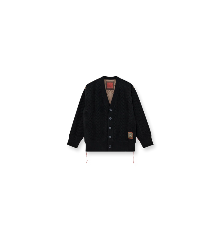 HeyAnno - Rich quilt cardigan - Black