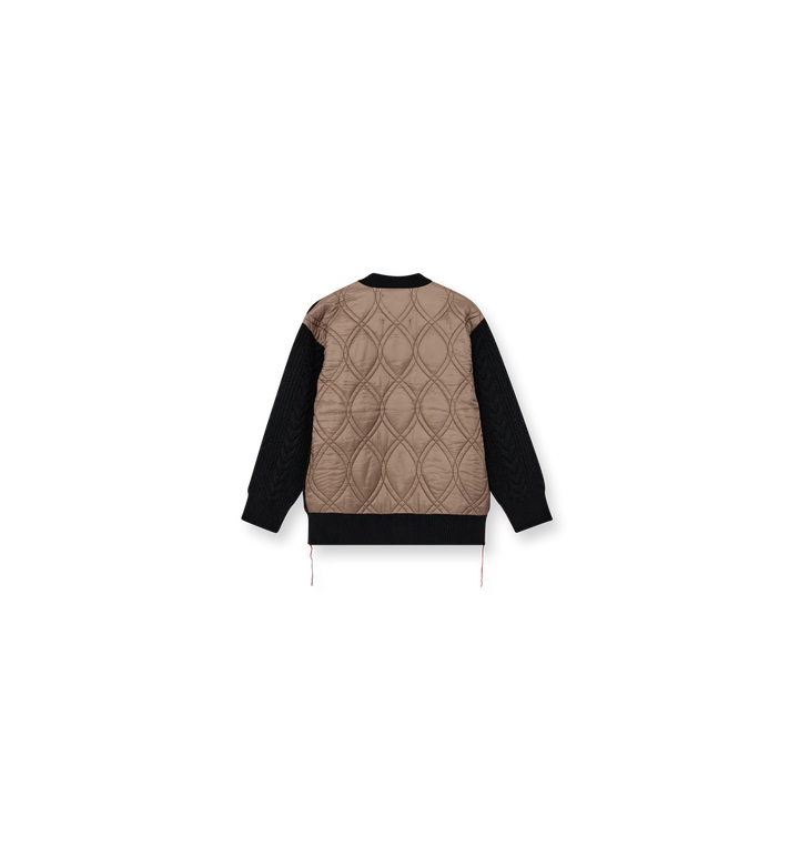 HeyAnno - Rich quilt cardigan - Black