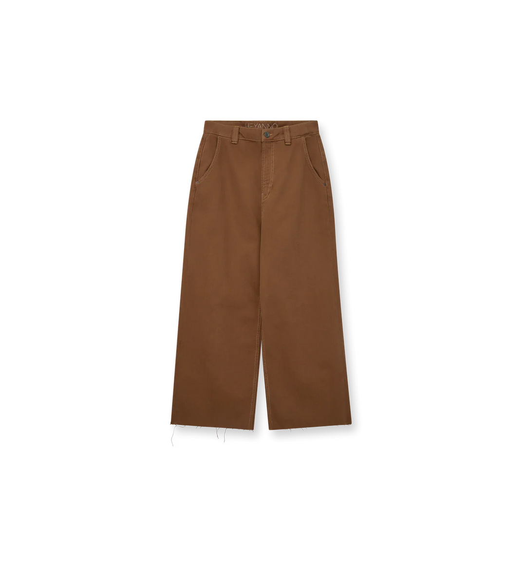 Heyanno - Full Herringbone Bukser - Foxtrot - Cropped