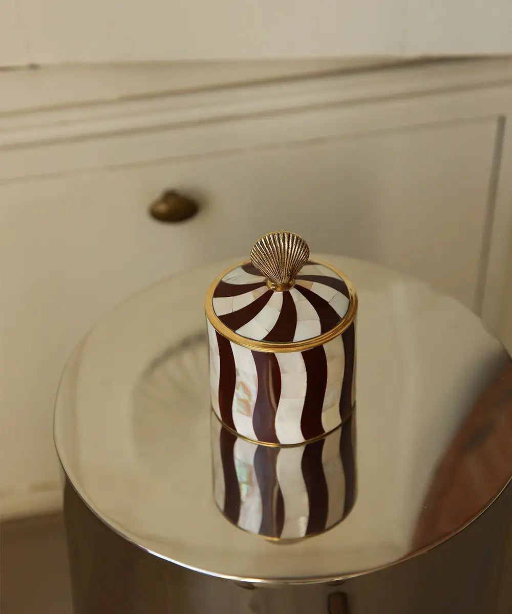 Doing Goods - Abby Shell circus Box - Large - Burgundy