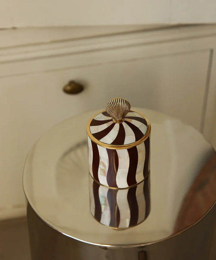 Doing Goods - Abby Shell circus Box - Large - Burgundy