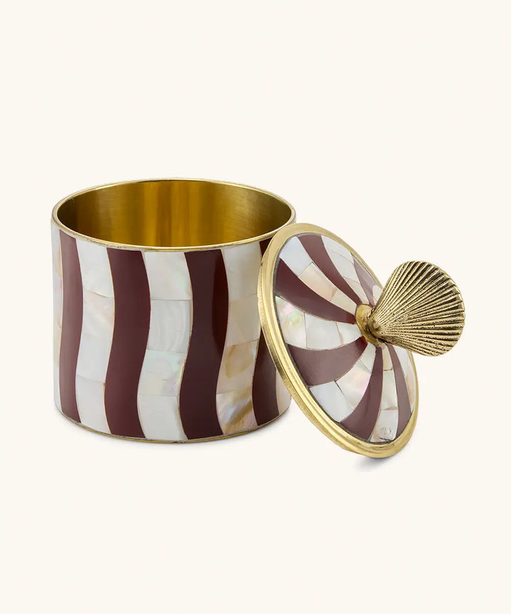 Doing Goods - Abby Shell circus Box - Large - Burgundy
