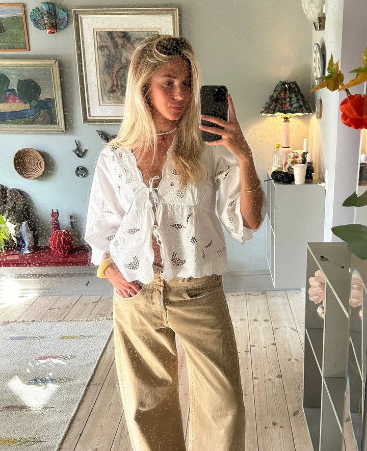 Sissel Edelbo - Adeline Top - Ecru