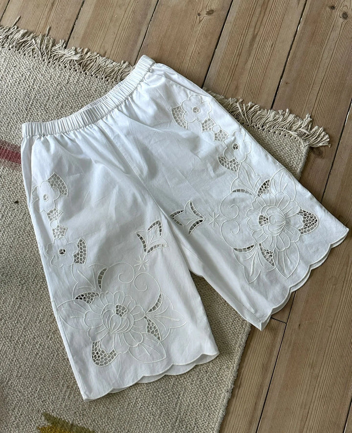 Sissel Edelbo - Adeline Bermuda Shorts - Ecru