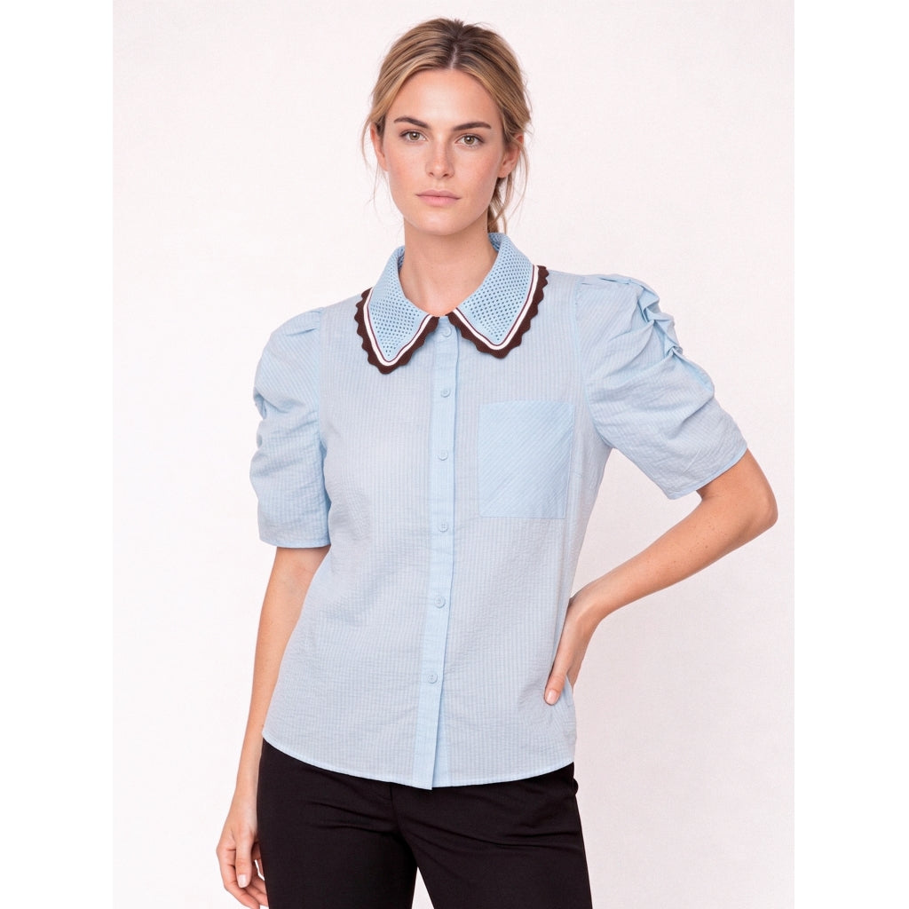 Gossia - AllyGO Skjorte - Light Blue