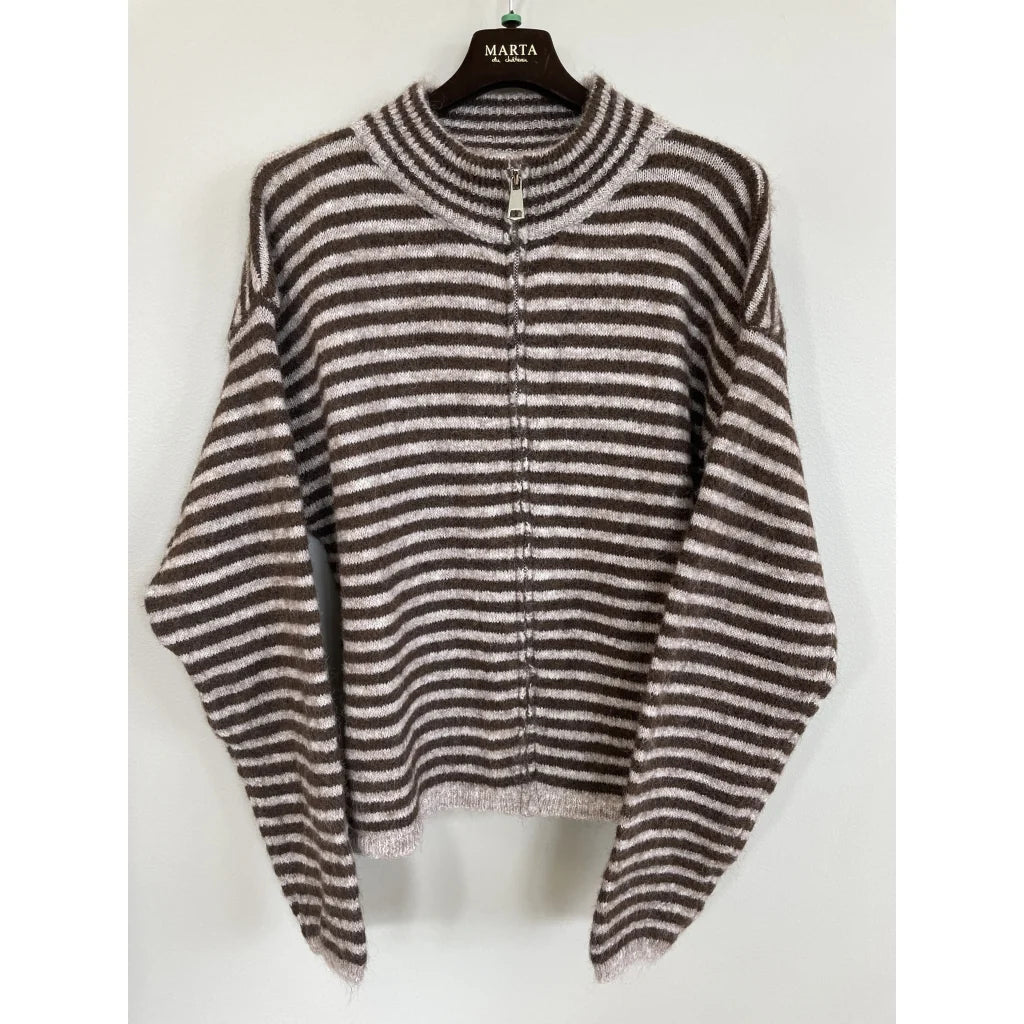 Marta - Anais Cardigan - Fango/Moro