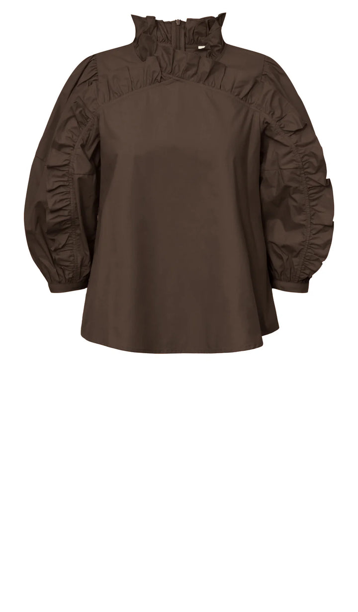 Gossia - Angelia bluse - Brown