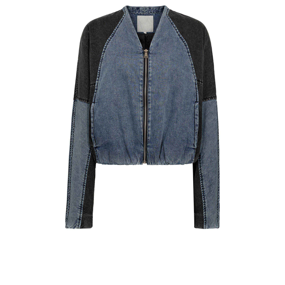 Gossia - Aniki Jakke - Black/Denim Mix