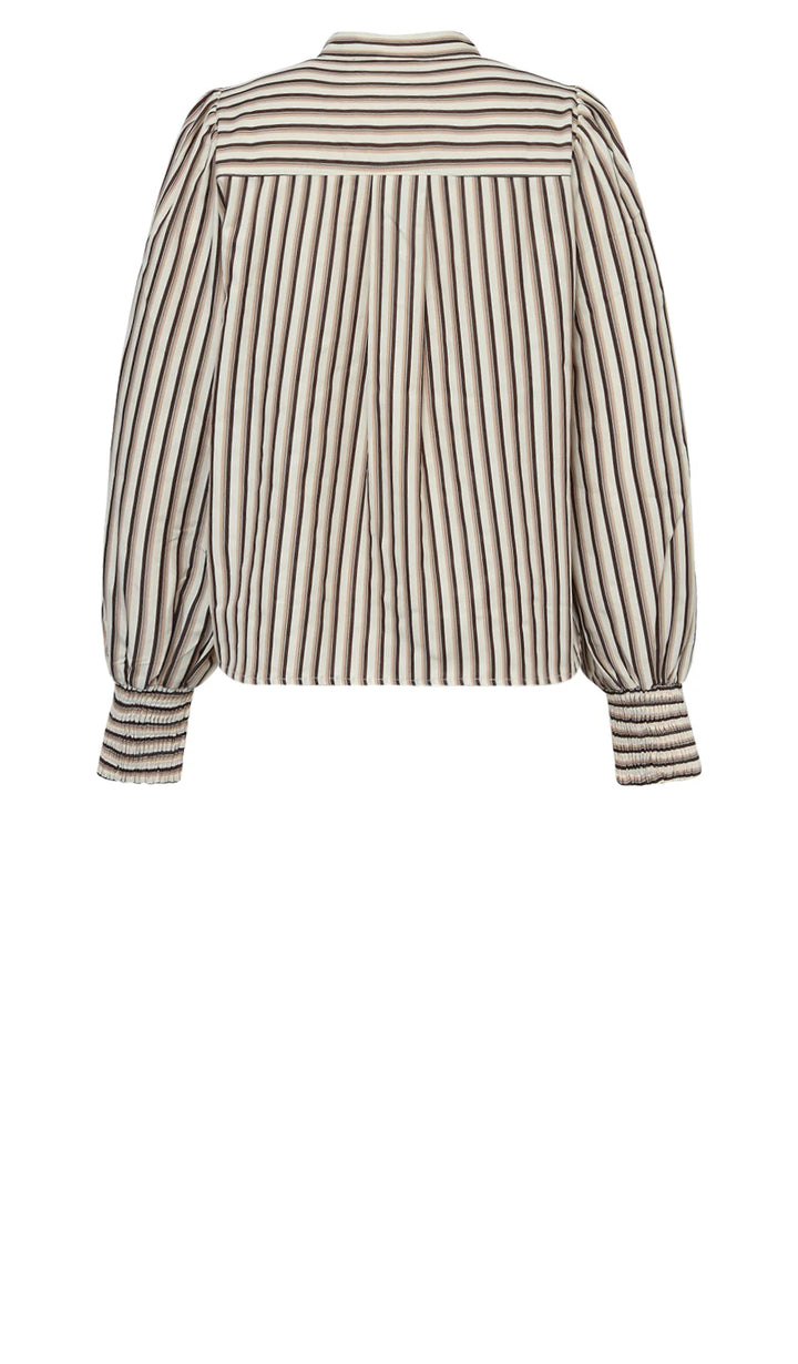 Gossia - Annemai Blouse - Brown Stripes