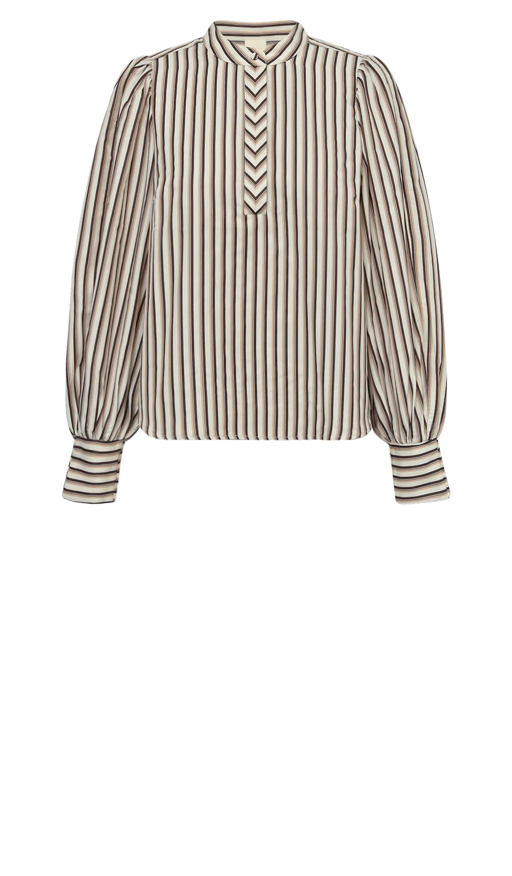 Gossia - Annemai Blouse - Brown Stripes