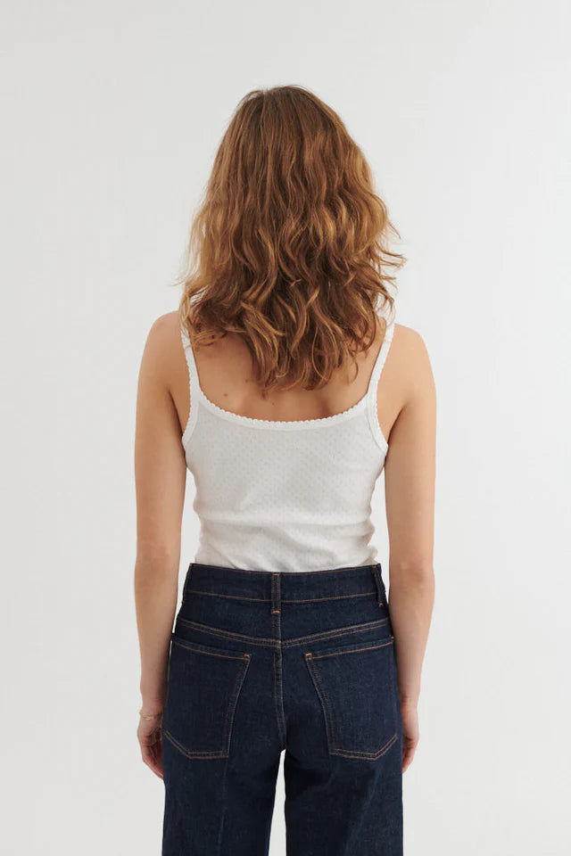 Basic Apparel - Arense Strap Top - White