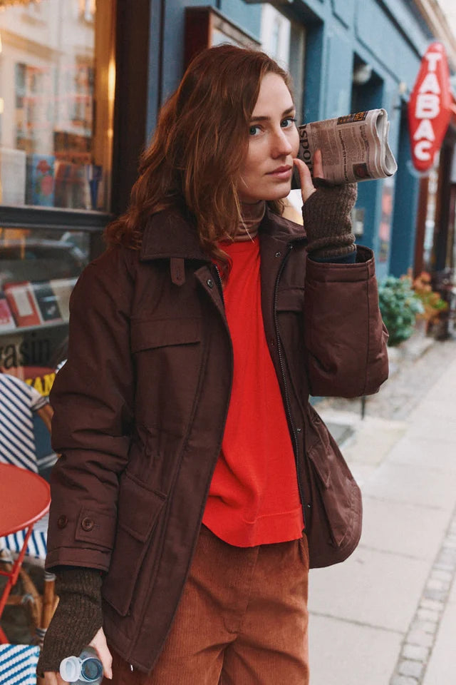 Basic Apparel - Asani Jakke - Chicory Coffee