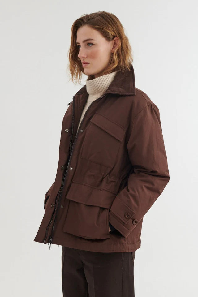 Basic Apparel - Asani Jakke - Chicory Coffee