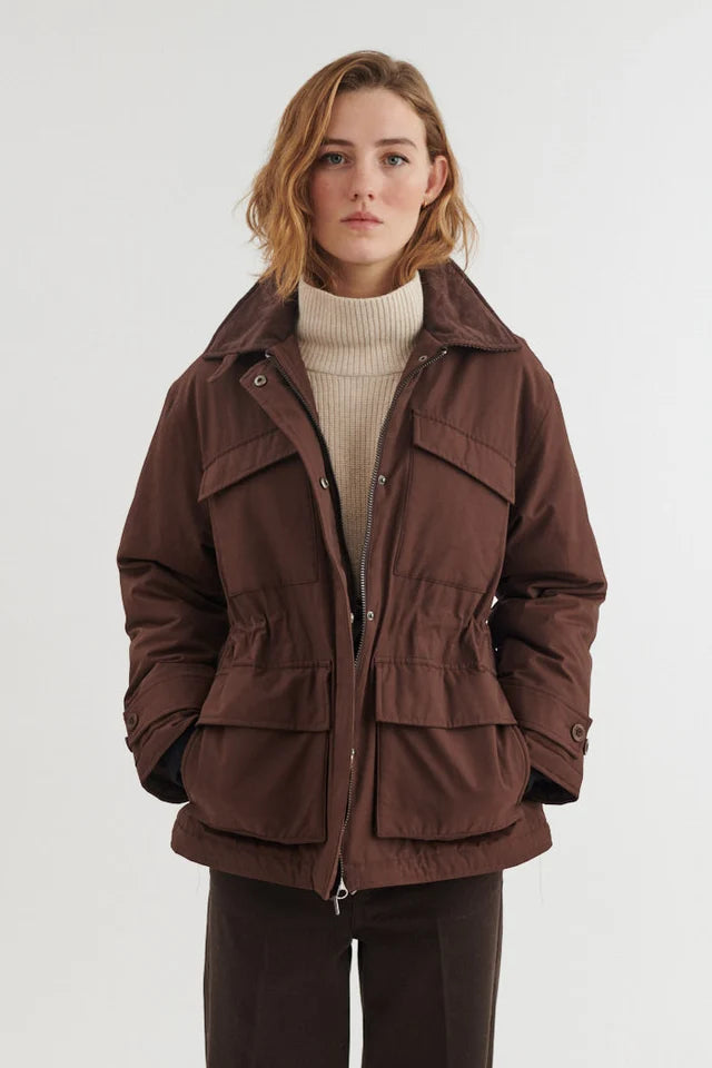 Basic Apparel - Asani Jakke - Chicory Coffee