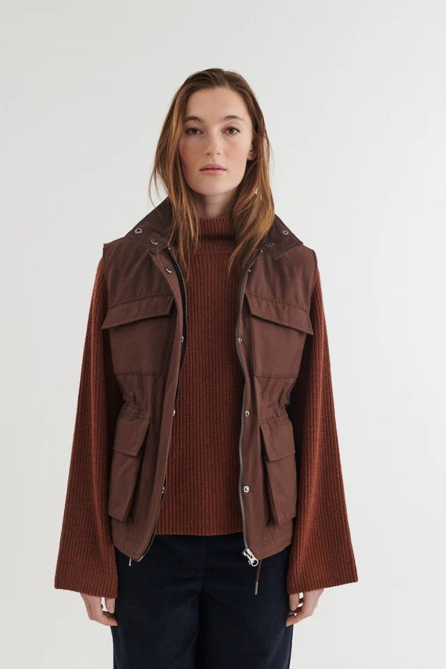 Basic Apparel - Asani Vest - Chicory Coffee