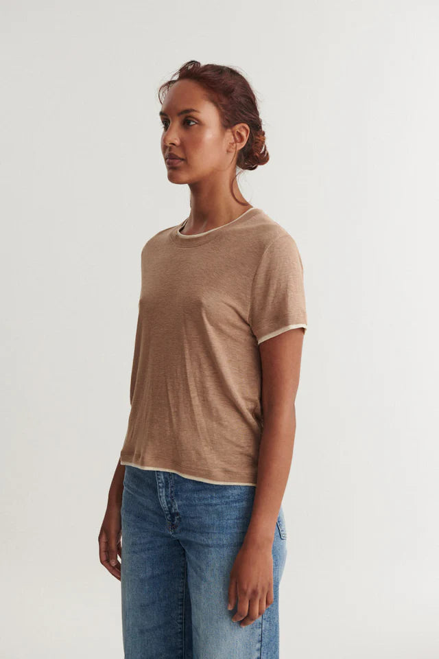 Basic Apparel - Ashly Double Tee - Portobella