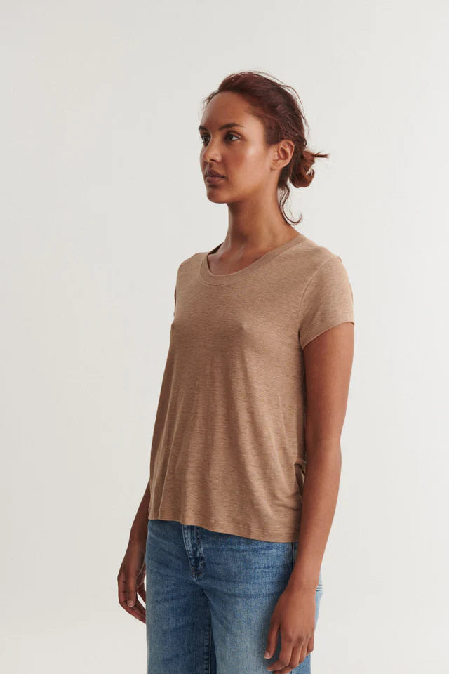 Basic Apparel - Ashly SS Tee - Portobella