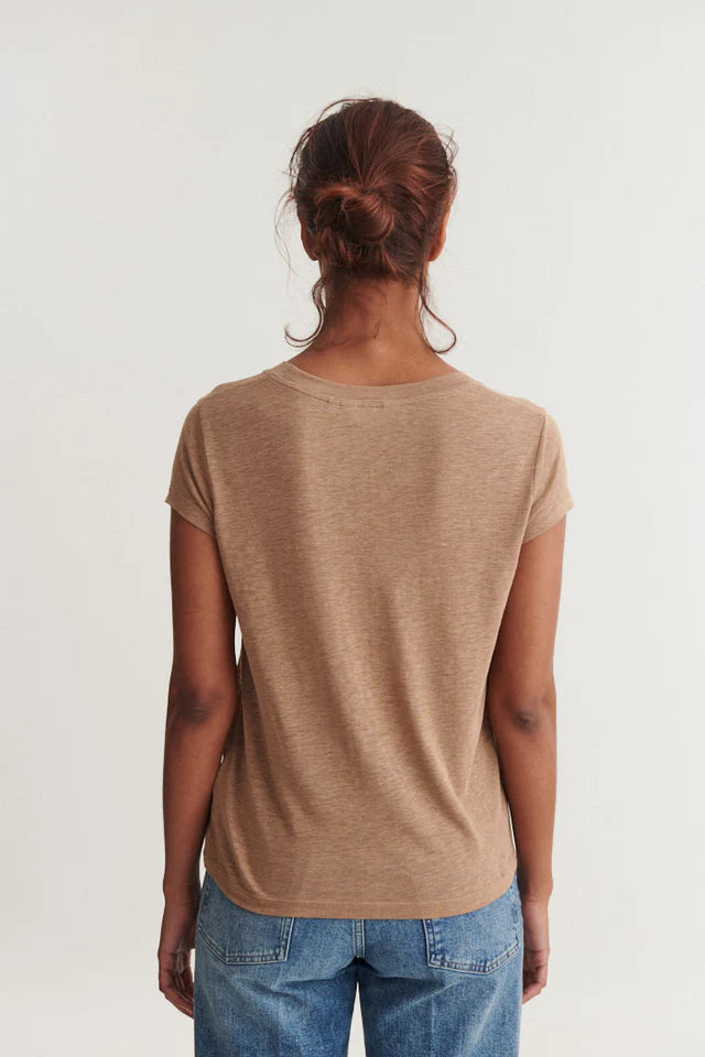 Basic Apparel - Ashly SS Tee - Portobella