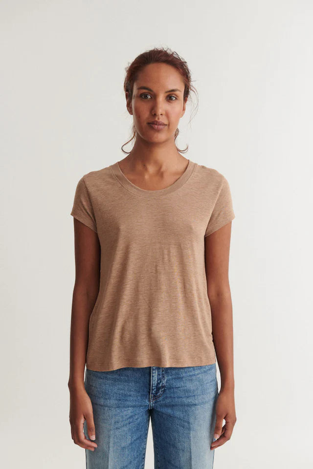 Basic Apparel - Ashly SS Tee - Portobella