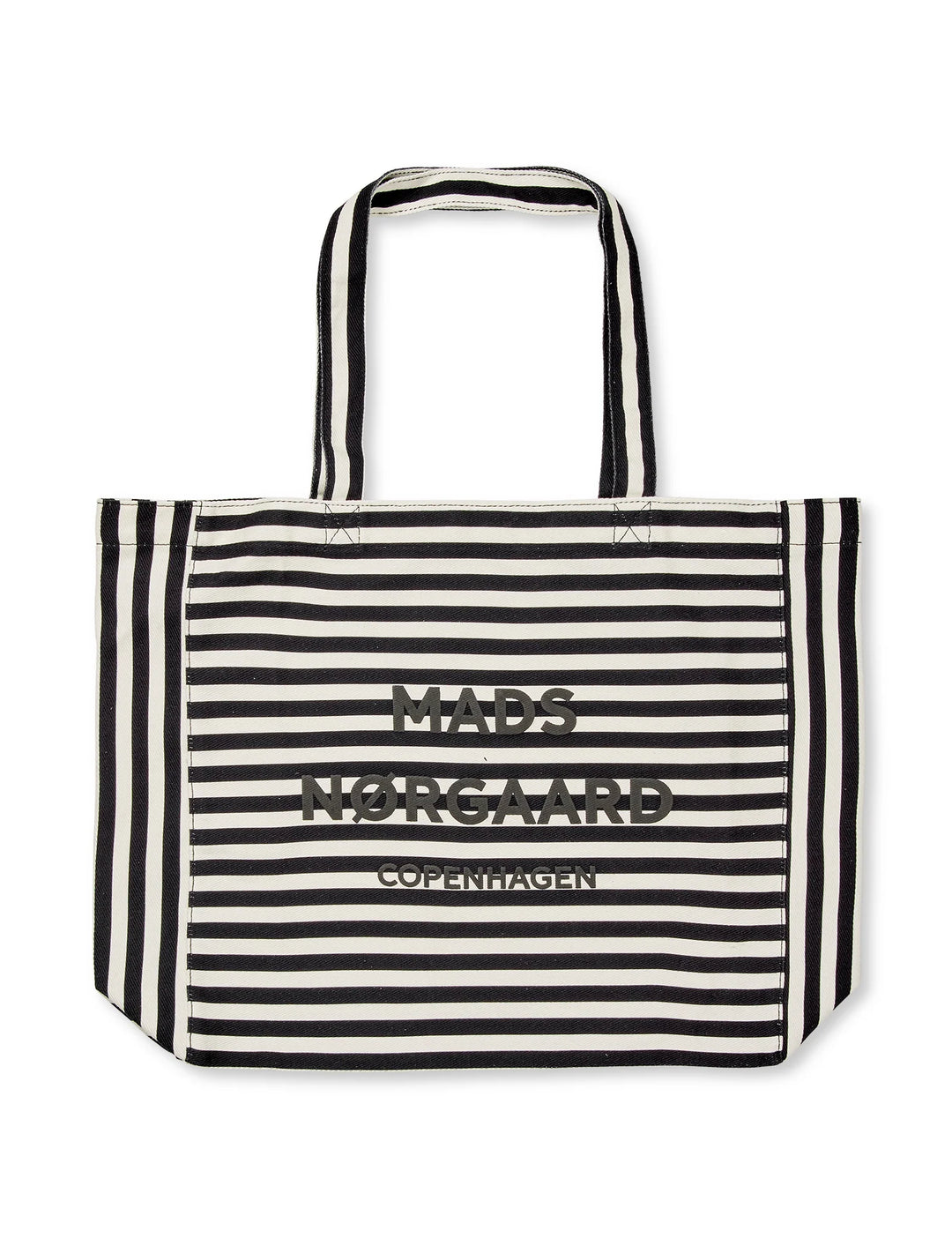 Mads Nørgaard - Boutique Athene AOP Bag - Stripe AOP/Black