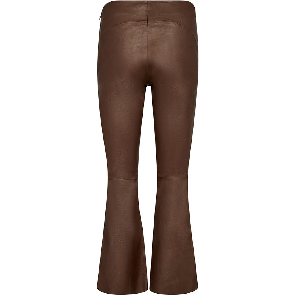 Depeche - Ava rw Flare 7/8 Trousers - Metallic Brown