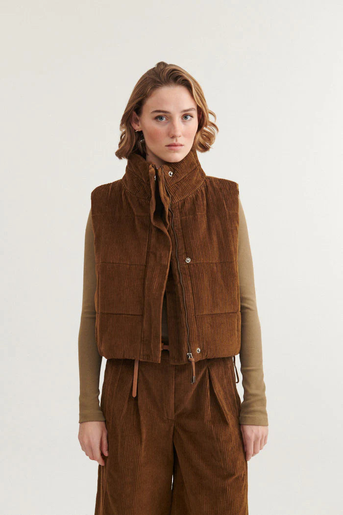 Basic Apparel - Isa Vest - Desert Palm