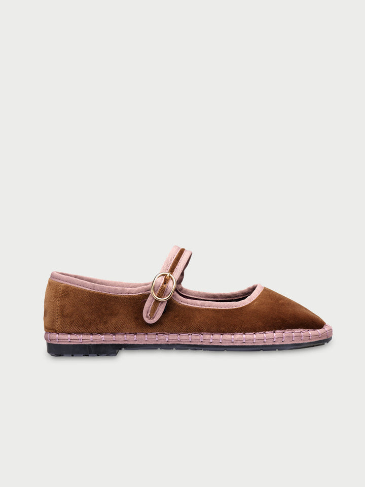 Flabelus - Balthasar Mary Jane Ballerina - Marron