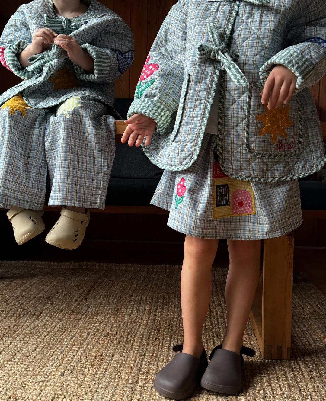 Sissel Edelbo - Barbera mini skirt - Blue checks