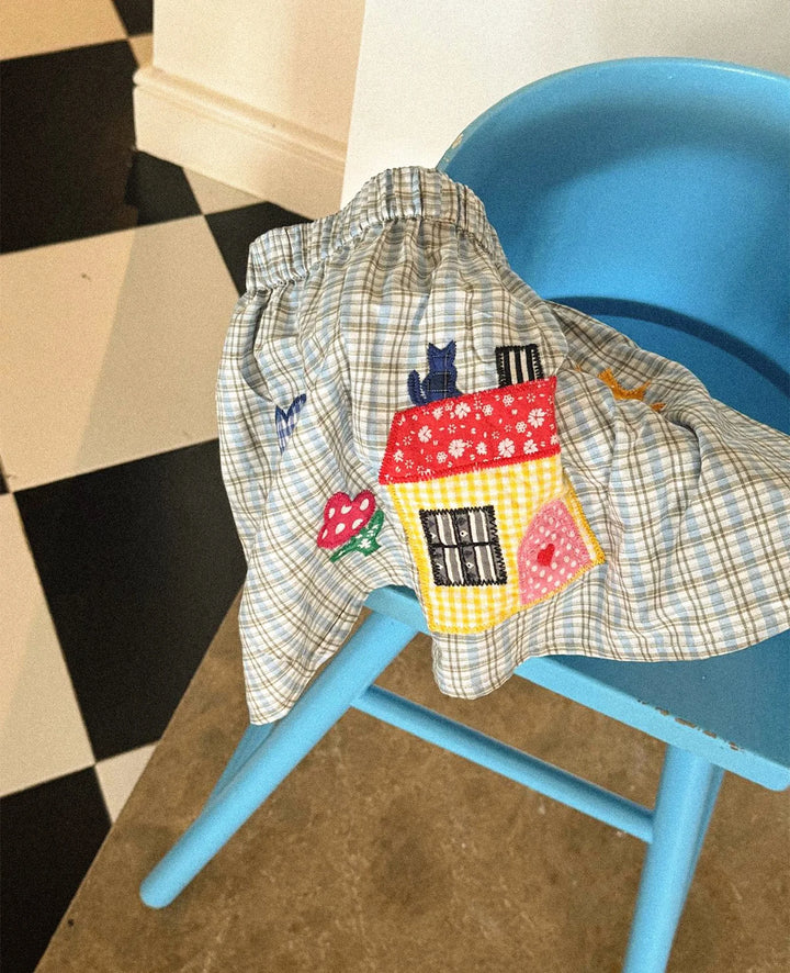 Sissel Edelbo - Barbera mini skirt - Blue checks