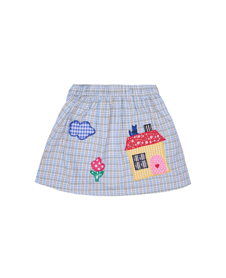 Sissel Edelbo - Barbera mini skirt - Blue checks