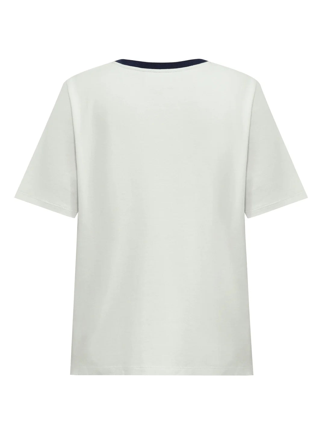 Gossia - BasGo Tee - Off-White/Navy Print