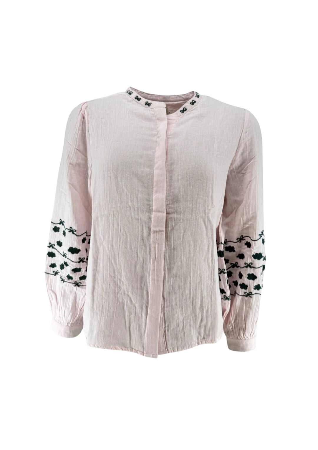 Wauw - Baggu Skjorte - Rose With Dark Green
